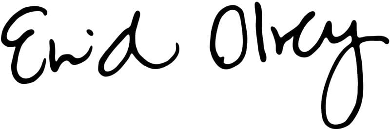 Enid Olvey signature.