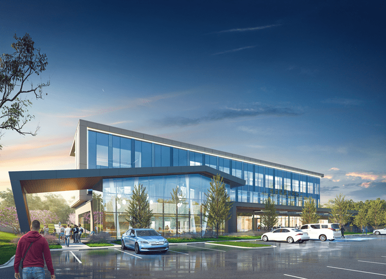 Rendering of NCOR building.